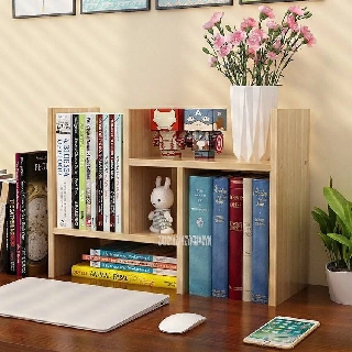 ชั้นวางโต๊ะเรียบง่าย ชั้นวางหนังสือ Simple table rack