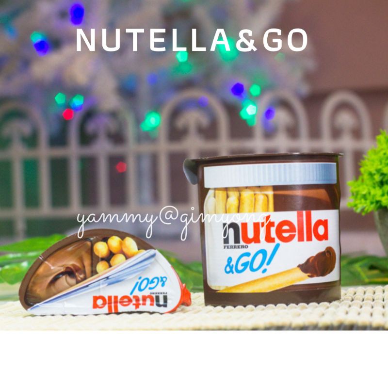 Nutella &amp; Go นูเทลล่า แอนด์ โก ช็อคโกแลตนูเทลล่าพร้อมบิสกิตแท่ง🍫 นูจิ้ม 1 ชิ้น