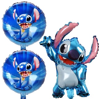 ลูกโป่งฮีเลียมอลูมิเนียม ลายการ์ตูน Stitch ขนาด 77x65 ซม. สําหรับตกแต่งปาร์ตี้วันเกิดเด็ก