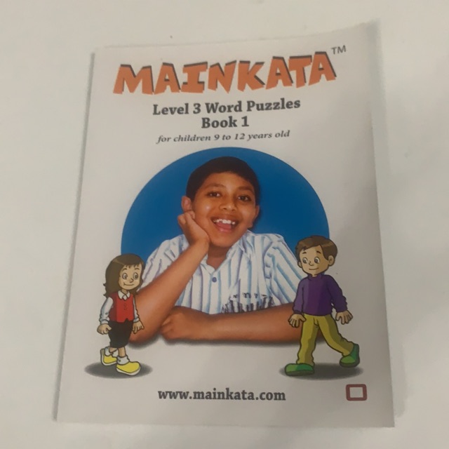 Mainkata Level 3 Word Puzzle Book 1 (สําหรับเด็ก 9 ถึง 12 ปี)