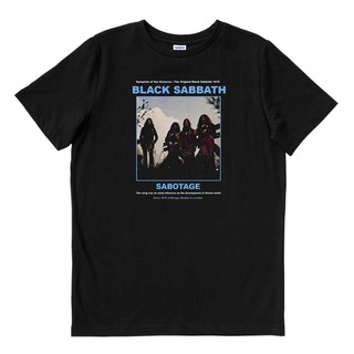 Sabbath สีดํา - SABOTAGE 2 | เสื้อยืด พิมพ์ลายวงดนตรี | Merch เครื่องดนตรี | Unisex | Merch เครื่องดนตรี | โลหะ