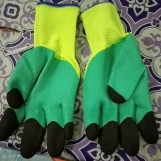 ถุงมือเคลือบยาง เฉดสีใหม่ เกรดดี
