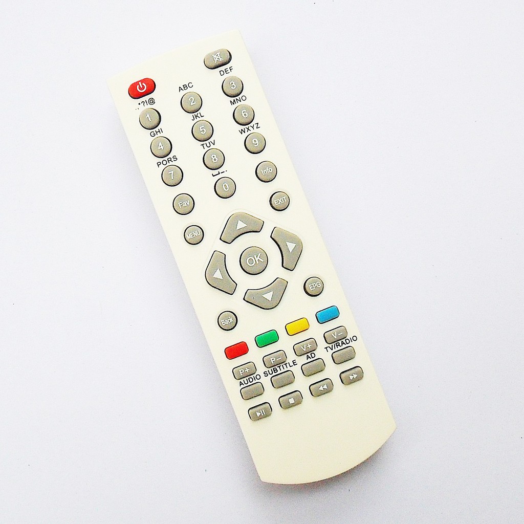 รีโมทใช้กับกล่องดิจิตอลทีวี เอ็มคอท เอชดี บ็อกซ์ รุ่น เพลย์ , Remote for MCOT Play รีโมททีวี/รีโมทแอร์/รีโมท