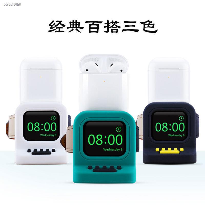 ที่ชาร์จไร้สาย☃◕Universal Apple Watch แท่นชาร์จนาฬิกา AirpodsPro แท่นชาร์จไร้สาย 2 in 1 Apple base