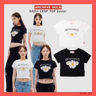 [ARCHIVE Bold 939] DAISY CROP TOP 2 สี / ONE SIZE SPAN TRAINING SHORT SLEEVES ลําลอง สไตล์เกาหลี สินค้าขายดี