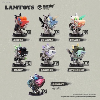 (สปอตสินค้า)♤♣㍿LAMTOYS Chameleon Blind Box 8 รุ่น Wasteland Band Tide Play เครื่องประดับเด็ก HAND-made ของเล่นของขวัญสุท