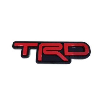 ป้ายโลโก้ โตโยต้า แต่งรถ Logo TRD  ขนาด 12 cm.