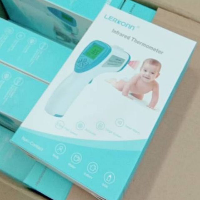 เครื่องวัดอุณหภูมิNon-Contact Forehead Body Infrared thermometer  LERKONN LRC-168