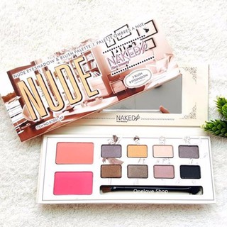 Kiss Beauty Nude Eyeshadow &amp; Blush Palette อายแชโดว์และปัดแก้ม#1