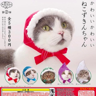 Gashapon กาชาปองหูแมว รุ่นใหม่ Santa ของ🇯🇵แท้ มือ 1