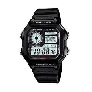 Casio Standard นาฬิกาข้อมือ - รุ่น AE-1200WH-1A Black