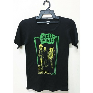 เสื้อยืด พิมพ์ลาย VINTAGE 1981 ANTI PASTI PUNK ROCK HARDCORE TOUR CONCERT PROMO SHAM 69 สไตล์คลาสสิก ไม่ซ้ําใคร สําหรับผ