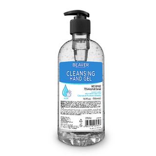 [1แถม1] BEAVER Cleansing Hand Gel เจลแอลกฮอลล์ล้างมือ เข้มข้น 75% ขนาด 500 ml.