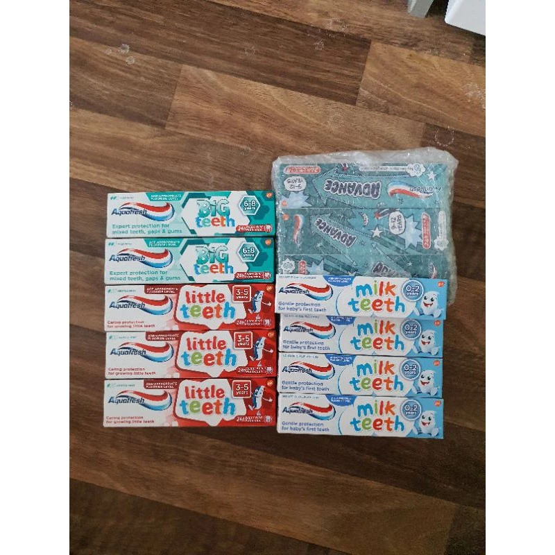Aquafresh ยาสีฟันสำหรับเด็ก ป้องกันฟันผุ ยี่ห้อดังจากอังกฤษ 50ml. (ราคาต่อ 1 หลอดนะคะ)