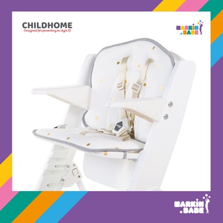 เบาะรองนั่งสำหรับไฮแชร์ Lambda 3 - HIGH CHAIR SEAT CUSHION - JERSEY I Childhome X MARKIN.Babe