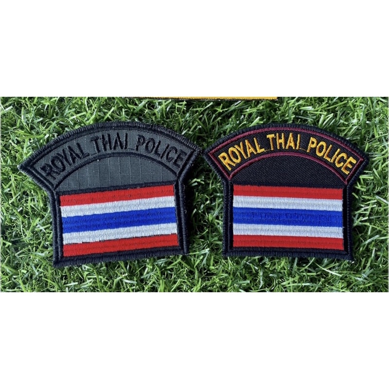 อาร์ม ROYAL THAI POLICE #ปักสี #ปักดำเย็บตีนตุ๊กแก