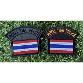 อาร์ม ROYAL THAI POLICE #ปักสี #ปักดำเย็บตีนตุ๊กแก