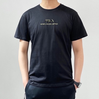 🚛 พร้อมส่ง FILA เสื้อยืดพิมพ์ลาย เสื้อยืดคอกลมแขนสั้น เสื้อยืดลำลอง