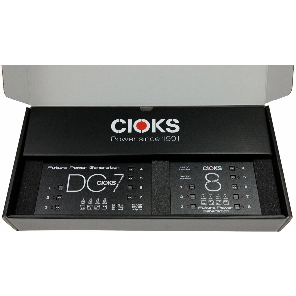 Cioks SuperPower Bundle SB15 Power Supply รวม Cioks DC7 และ Cioks 8 ระบบ Isolate หม้อแปลงสำหรับ Effe