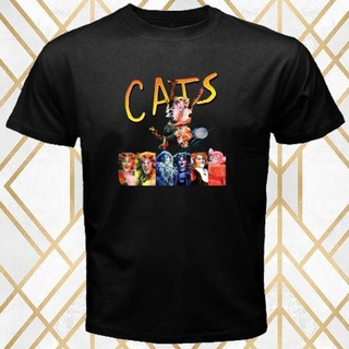 เสื้อผ้าผชเสื้อยืด พิมพ์ลายโลโก้ภาพยนตร์ Cat Broadway Musical PerformanceS-5XL