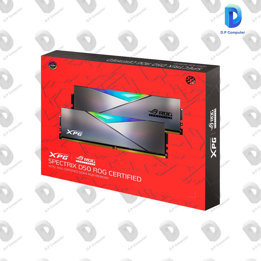 RAM ADATA  XPG SPECTRIX D50 ROG CERTIFIED 16GB 3600MHz DDR4  ( แรมพีซี ) สินค้าใหม่ รับประกัน LT