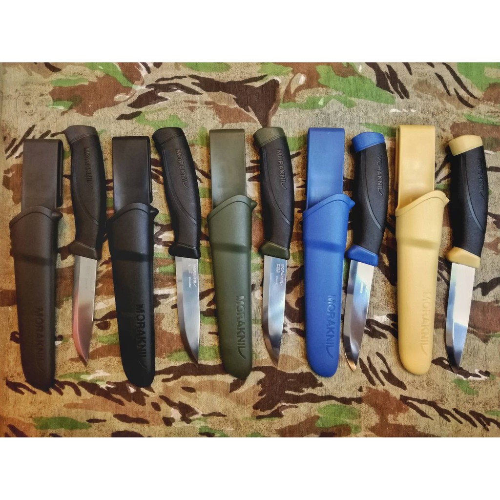 Morakniv Companion (S) มีดพกพา ยอดนิยม สแตนเลส มีดนำเข้า จากสวีเดน (Made in Sweden) by Jeep Camping