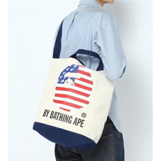 สะพายไหล่ BY BATHING APE CANVAS SHOULDER TOTE