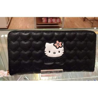 SANRIO กระเป๋าสตางค์ Hello kitty สีดำ