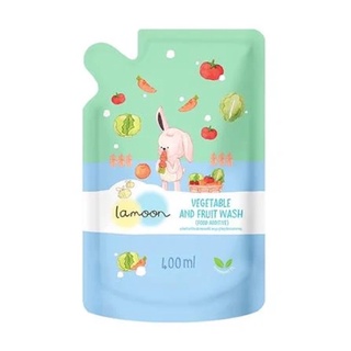 น้ำยาล้างผักและผลไม้ LAMOON 400ml. LIQUID WASHING VEGETABLE AND FRUIT LAMOON 400ml