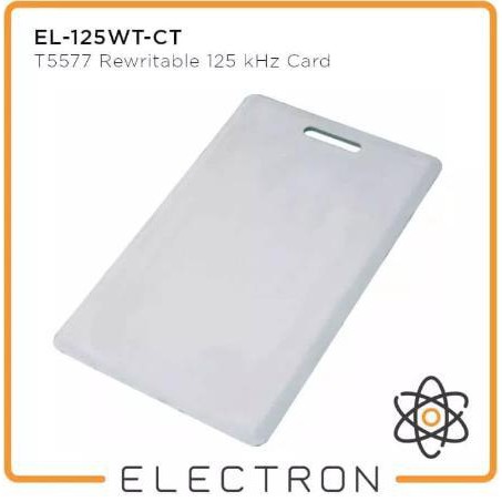 EL-125WT-CT RFID T5577 การ์ด Clone เขียนได้ การ์ดหนา