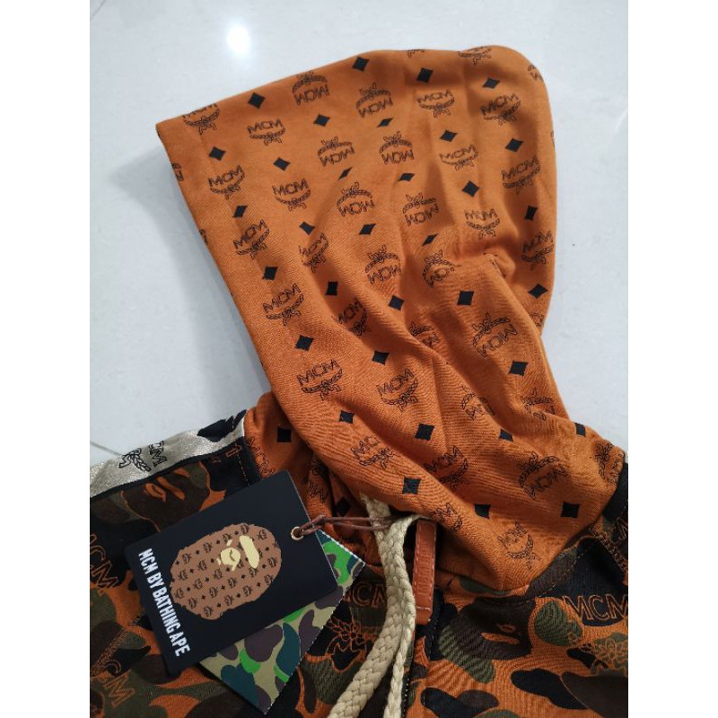 M XL​ พร้อมส่งBAPE X M CM camouflage sports sweater jacket #4