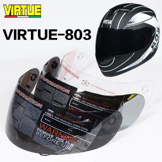 หมวกกันน็อคเต็มใบ เลนส์หมวกกันน็อค มอเตอร์ไซค์ สําหรับ VIRTUE-803 หมวกกันน็อคเต็มใบ 4 สี