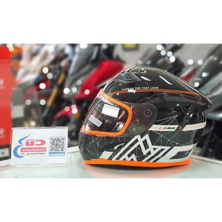 หมวกกันน็อค [แท้] Honda H2C Helmet Full Face Series - INCUBUS (ORA) Size L (APSTDHKFF2LZC)