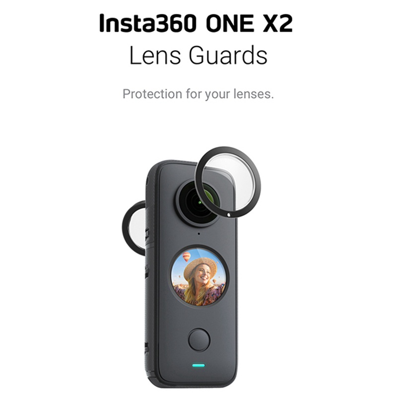 ฝาครอบเลนส์กล้อง พร้อมกาว สําหรับ Insta 360 ONE X2