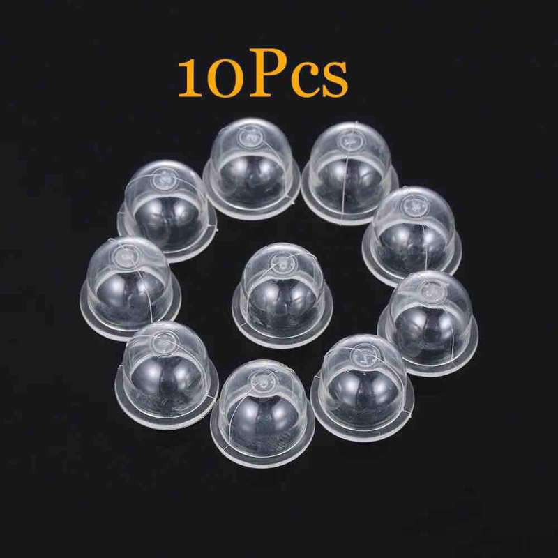 10PC สีขาวโปร่งใสการใช้ปั๊มคาร์บูเรเตอร์น้ำมัน Bubble Primer หลอดไฟ เครื่องตัดแปรงล้างเครื่องมือ 14-19 มม.