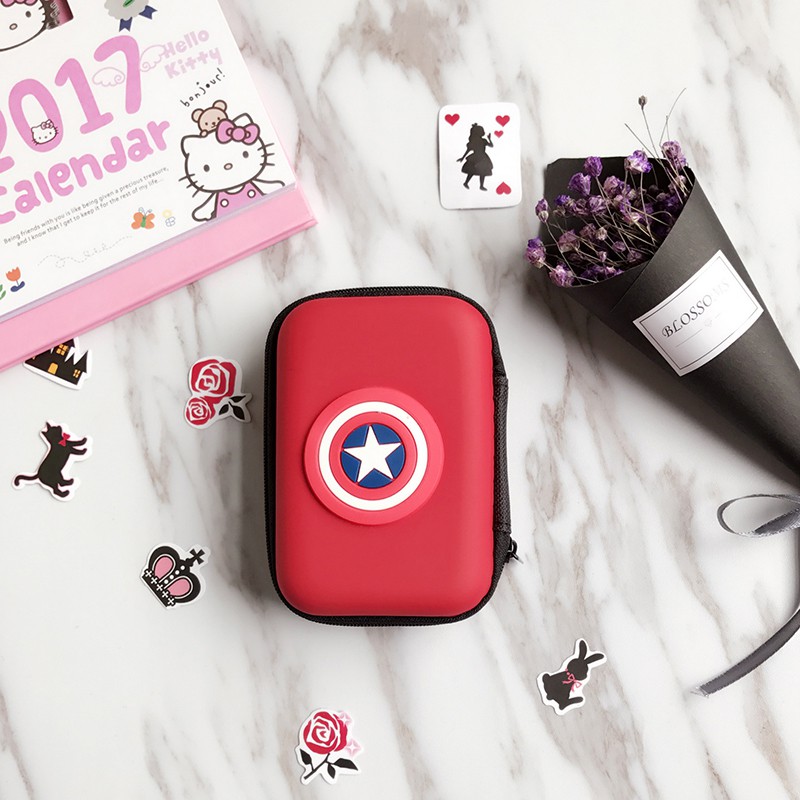 การ์ตูนหูฟังถุงเก็บกรณีการ์ดหน่วยความจำหูแผ่นออแกไนเซอร์อุปกรณ์เสริมหูฟัง - รูปที่ 6