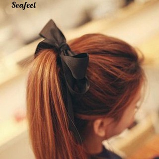 2 ชิ้น Ribbon Rope Bowknot Hair Ties ผมวงยืดหยุ่นผมอุปกรณ์เสริม