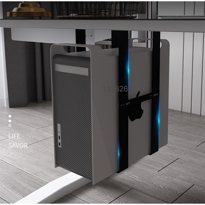 GD05 Universal PC Case Holder Under Desk Adjustable CPU Stand Lift