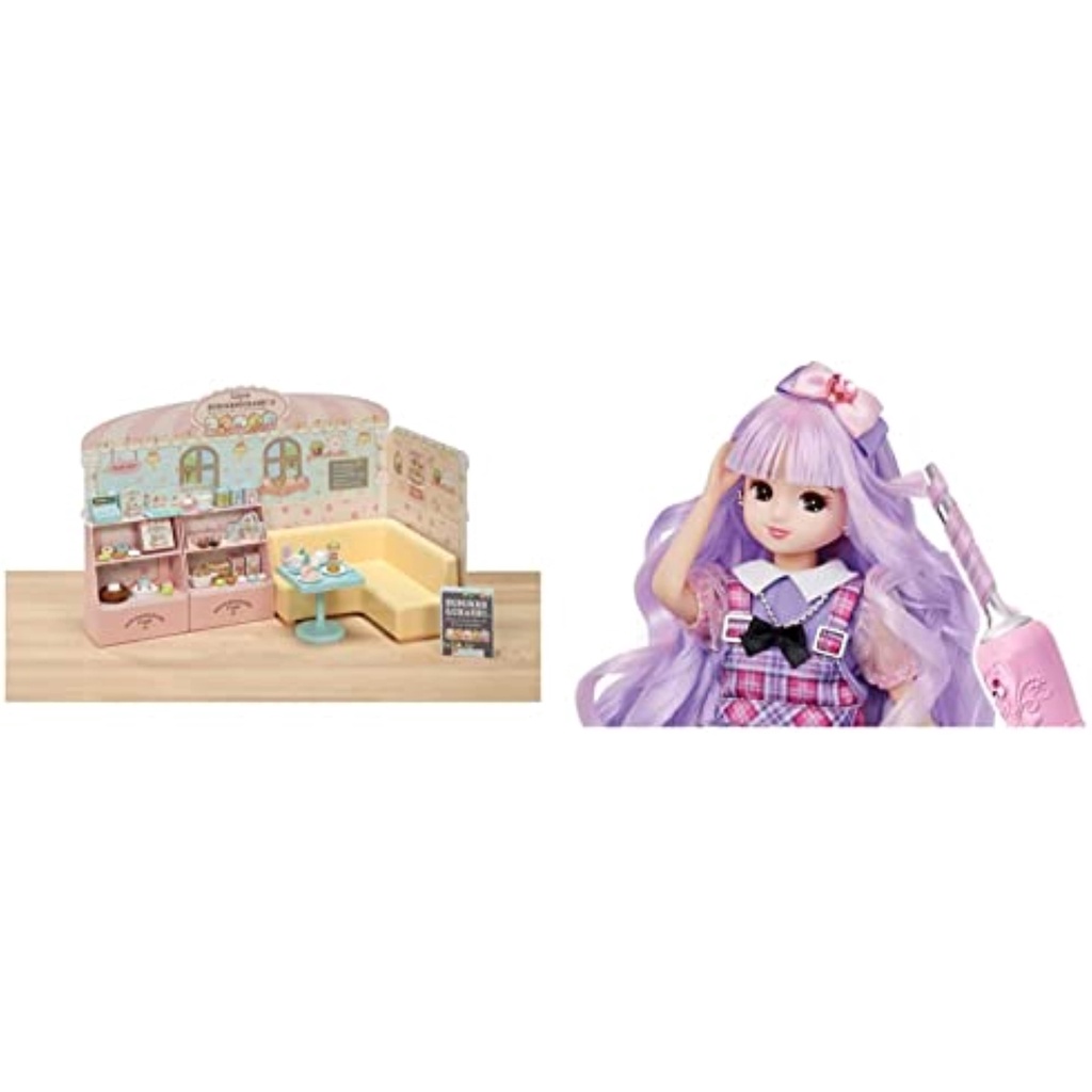 [Toy Girls Set 3 years old or older] Welcome to Lika -chan Sumikko Gurashi Cafe!+ Lika -chan Doll Ni