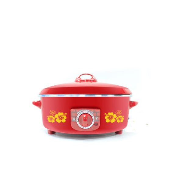 HANABISHI กระทะไฟฟ้า 14 นิ้ว รุ่น HEP-14 ความจุ 4.5 ลิตร ฝาปิดแบบทึบ ไม่เคลือบ - รูปที่ 3