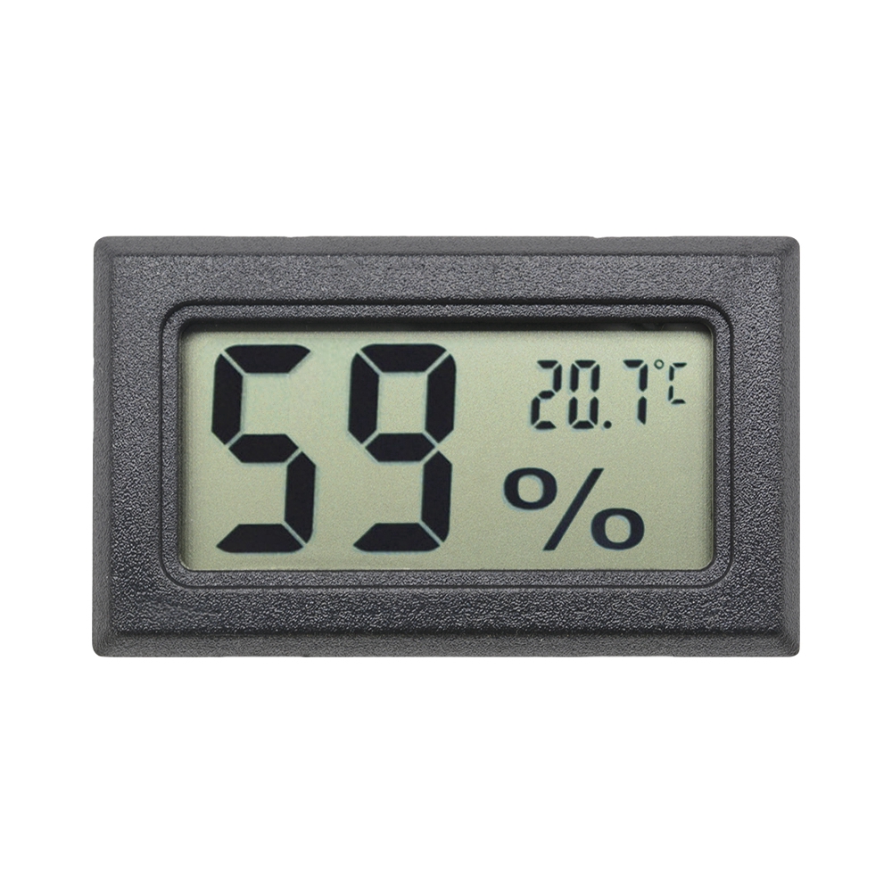 DIYMORE มินิดิจิตอล LCD อุณหภูมิความชื้นเครื่องวัดอุณหภูมิเครื่องวัดอุณหภูมิความชื้นสำหรับในร่ม Outdoor
