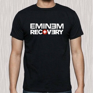 เสื้อยืดสีขาวGILDAN ขายส่ง เสื้อยืด ผ้าฝ้าย 100% พิมพ์ลาย Eminem Recovery คุณภาพสูง สําหรับเป็นของขวัญวันเกิดS-4XL