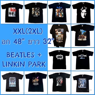 XXL(2XL)4/4 อก48 ยาว32 ไซ้สใหญ่ 2XL size XXL เสื้อวงร็อค เสื้อวง เสื้อยืด เสื้อวินเทจ