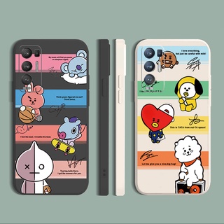 เคสโทรศัพท์มือถือแบบนิ่ม ขอบสี่เหลี่ยม ลายการ์ตูน แฟชั่น สําหรับ OPPO A17 A17K Reno7 Reno8 4G Reno6 Z 5G Reno 5 Pro 4 3 Reno2 Z F A95 5G A76 A96 A57 A77