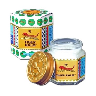 Tiger Balm HR ไทเกอร์ บาล์ม ยาหม่อง ตราเสือ สีขาว ขนาด 10 กรัม 03985 / ขนาด 19.4 กรัม 03986 / ขนาด 30 กรัม 03987