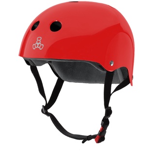 หมวกกันน็อค Triple 8 - Helmet Red Glossy XS/S,S/M