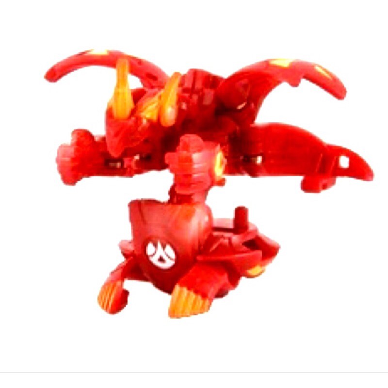 Bakugan Red Pyrus Blitz Dragonoid Spin Master (loose) #บาคุกัน