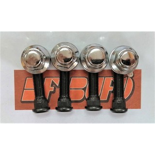 สกรูล้อหลัง TOYOTA VIGO 12*1.5 BUFO (แกนสั้น + หัวแม็กซ์) Rear wheel bolt and nut set (4ตัว/ชุด)