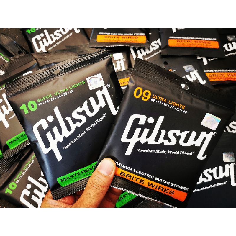 สาย​กีตาร์​ Gibson​ สายโปร่ง-สายไฟฟ้า