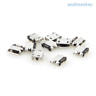 Wu ซ็อกเก็ตชาร์จ Micro USB MK5P 5pin ตัวเมีย 10 ชิ้น